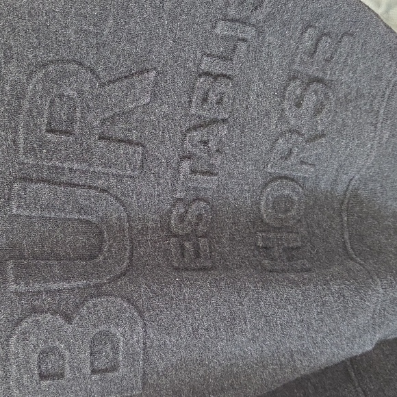Boys BurrberryFleece Sweatshirt. Gray with Burberry logo. - Picture 2 of 9